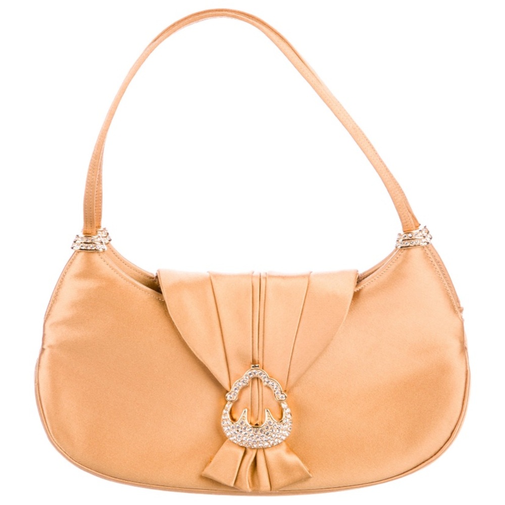 Judith leiber satin embellished evening bag